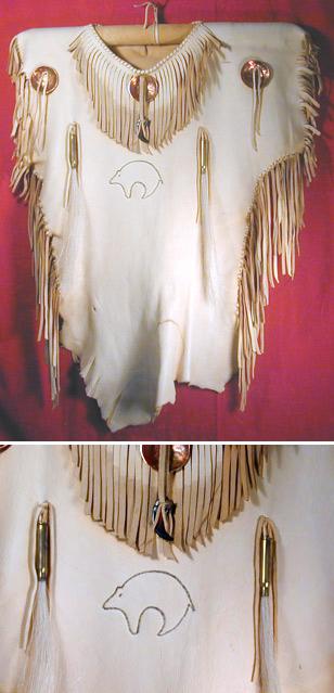 Native American Style Leather War Shirt