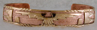 Copper Bracelet 1/2" Thunderbird