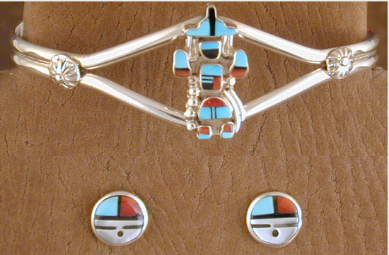 SS Zuni Inlaid Set - EARRINGS