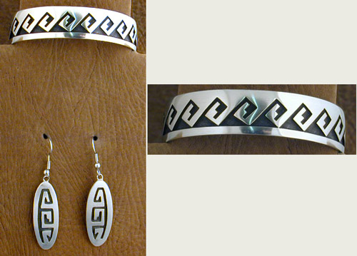 SS Bracelet & Earrings Set - BRACELET