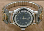 Navajo Village "Style" Watch -  Artist: Tommy Singer - Silver/Gold plated