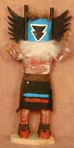 Navajo 6" Woodskirt Crow Mother Kachina
