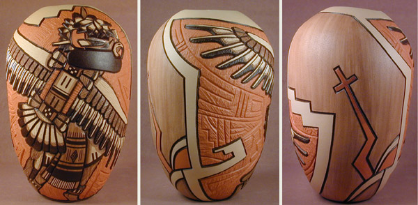 Eagle Dancer Vase