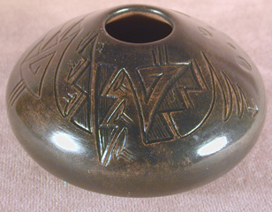 Navajo Pottery Stained