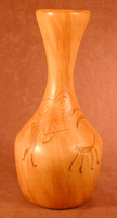 Navajo Flower Vase - Petroglyph