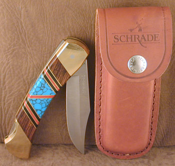 Pocket Knifes w/ Leather Case