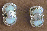 Effie Large Opal Post Earrings