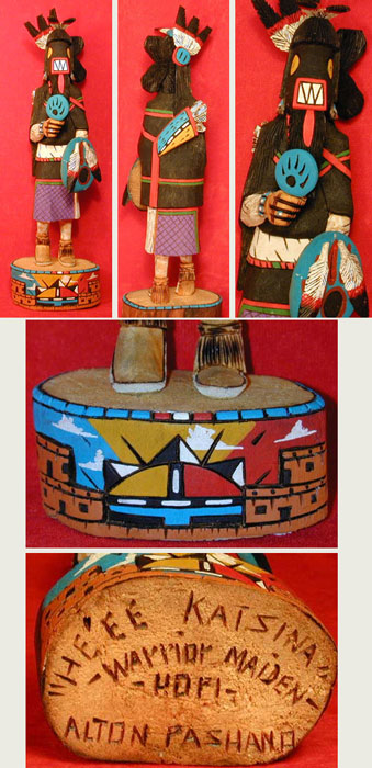 Hopi Warrior Maiden Kachina (Katsina)