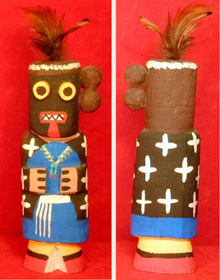 Hopi Warrior Girl Kachina (Katsina)