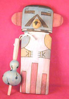 Eagle~~Flat Doll with authentic gourd Rattle