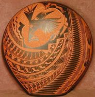 Navajo Pot with Eagle