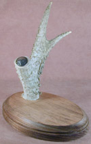 Antler and Wood Knife Stand